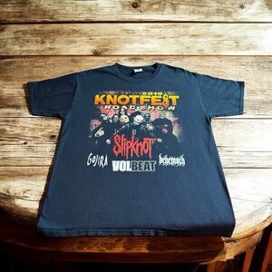KNOTFEST ROADSHOW 2019 SLIPKNOT TOUR TEE VOLBEAT GOJIRA BEHEMOTH